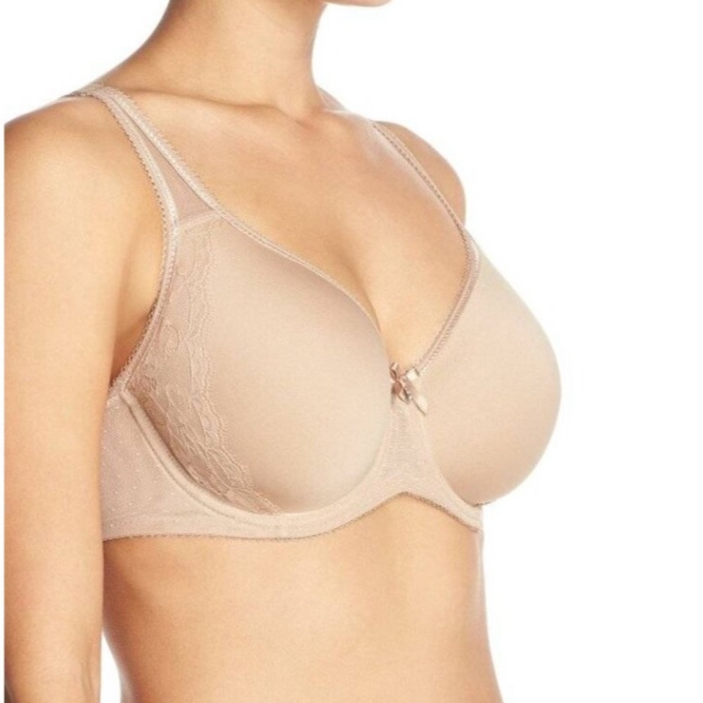WACOAL Retro Chic Seamless Underwire Contour‎ Bra 853186 Toast 34D